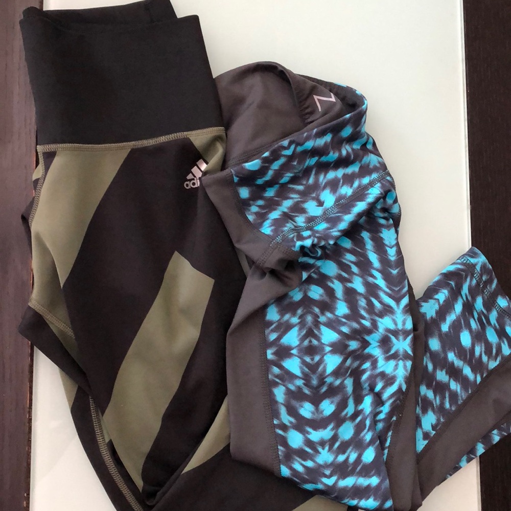 Adidas and Zella  Capri leggings